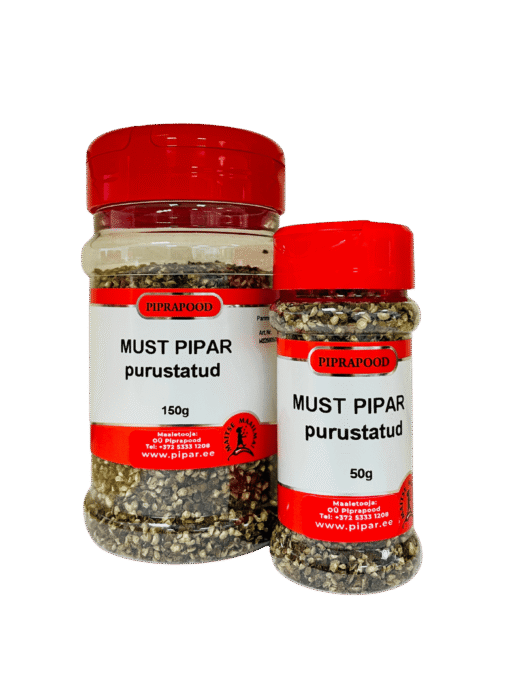 Must pipar, purustatud