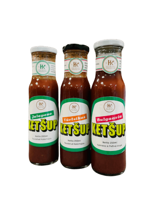 Heimar Kuuskleri ketšupid Bulgaaria, Vürtsikas, Jalapeno, 250ml