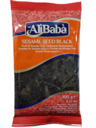 Seesamiseemned, mustad, ALIBABA, 100g