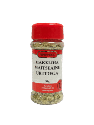 Hakkliha maitseaine vürtsidega maitseainepurgis. Kogus 50g.