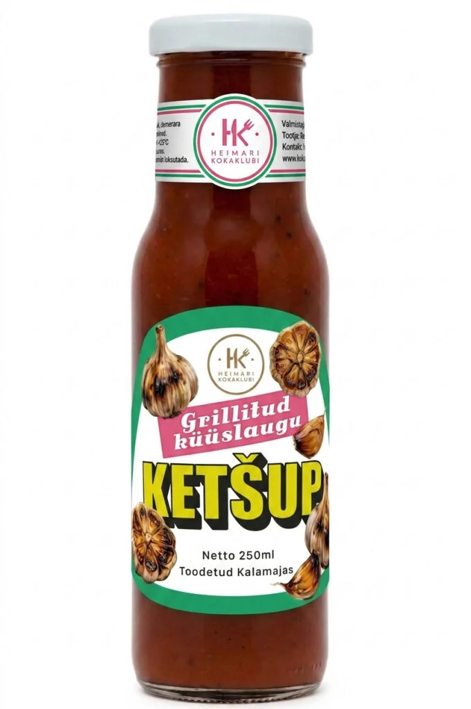 Ketšup GRILLITUD KÜÜSLAUGU, 250ml